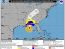 Forecast cone for Hurricane Isaias as of Friday morning, October 9. [Image courtesy National Hurricane Center]